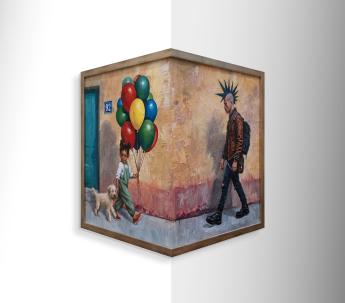 UNTITLED (Corner Piece) by Hijack