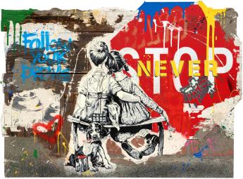 Work Well Together by Mr Brainwash