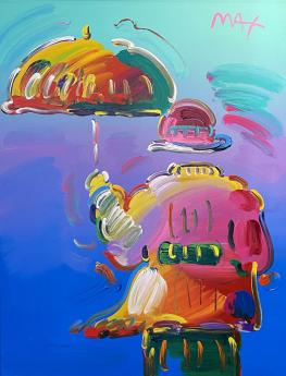 Umbrella Man by Peter Max