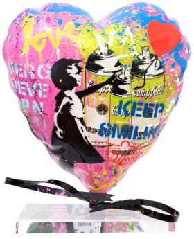 Balloon Heart by Mr Brainwash