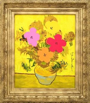 Pop Flowers by Mr Brainwash
