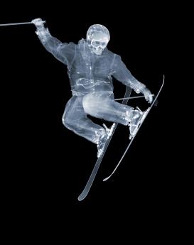 Skier by Nick Veasey