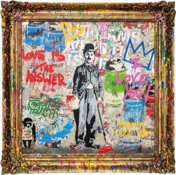 Chaplin by Mr Brainwash