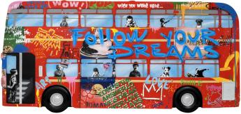 Double Decker by Mr Brainwash