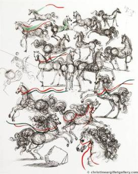 Poems by Mao Zedong "Horses" by Salvador Dali