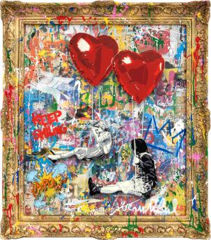 Love Is In The Air by Mr Brainwash