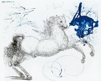 Mythology "Pegasus"  by Salvador Dali