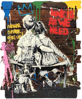 Work Well Together by Mr Brainwash