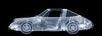 1972 Porsche 911 Targa (+ Roof) by Nick Veasey