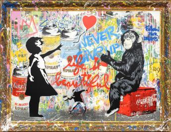 Pop Wall by Mr Brainwash