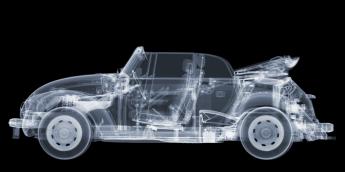 1972 VW Beetle Cabriolet by Nick Veasey