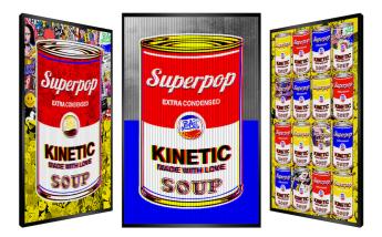 Blurred Silver Soup by Patrick Rubinstein