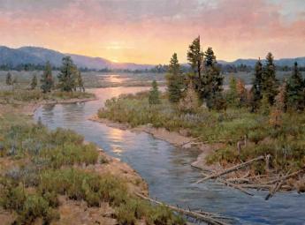 Reflections of dawn by Jim Wilcox