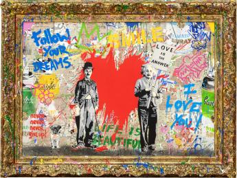 Juxtapose by Mr Brainwash