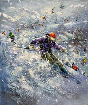 Downhill Delight by Irene Gendelman