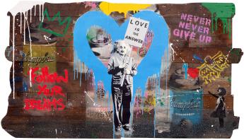 Einstein by Mr Brainwash
