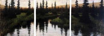 At Dusk (triptych) by Dan Wilson