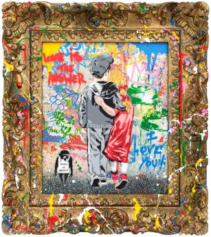 Dreaming Together by Mr Brainwash