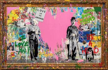 Juxtapose by Mr Brainwash