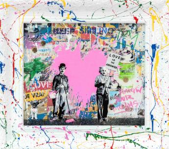 Juxtapose by Mr Brainwash