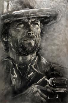 Clint Eastwood (Western Series) by Michael Rozenvain