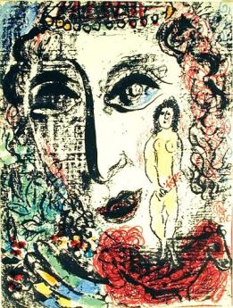 Apparation at the Circus by Marc Chagall