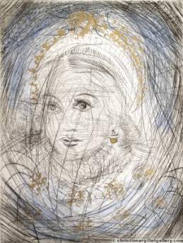 Faust "Portrait of Marguerite" by Salvador Dali