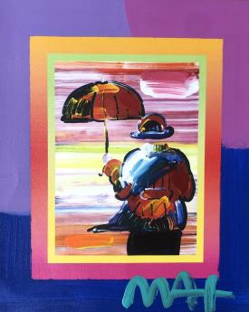 Umbrella Man on Blends by Peter Max