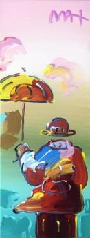 Umbrella Man on Blend Detail by Peter Max