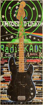 Roger Waters Bass Guitar by Michael Babyak