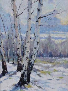 Winter Aspens by Hannah Mitchell