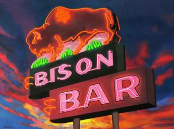 Bison Bar by Bruce Cascia